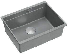 гранитна мивка Logan 100 Grey Metallic