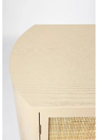 Кремав ратанов шкаф 80x100 cm Amaya - White Label