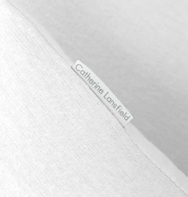 Бяло памучно спално бельо за двойно легло 200x200 cm - Catherine Lansfield