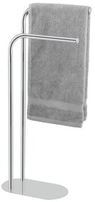 Стойка за кърпи от неръждаема стомана в блестящо сребрист цвят Levante – Wenko