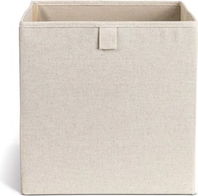 Бежова текстилна кутия за съхранение 32x31,5x31,5 cm Soft Storage Cube – Bigso