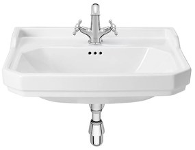 Умивалник за стенен монтаж или върху мебел, A3270A1000, Roca, порцелан, бял, 65х48х22.5см