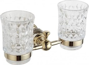 Mexen Estela двоен държач за четки за зъби, златен - 7011552-50