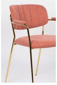 Розови трапезни столове в комплект от 2 Jolien - White Label