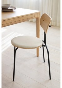 Черно-кремав трапезен стол Curious - UMAGE