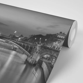 Самозалепващ фототапет – Ослепителна черно-бяла панорама на Париж