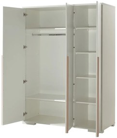 Бял детски гардероб 146x195 cm London – Vipack