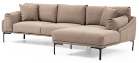 Бежов ъглов диван , десен ъгъл Leo - Artie