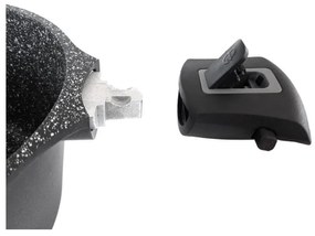 Тенджера с махащи се дръжки ZEPHYR ZP 4318, Мраморно покритие, Индукция - 28x12.5 cm / 6.5 L