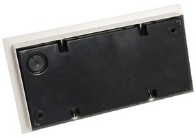 Модерна външна стенна лампа бяла с LED 2-светлина IP54 - Simon