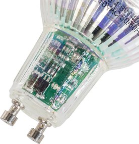 Комплект от 5 смарт GU10 50mm LED крушки прозрачни 4.8W 400 lm 1800-6500K