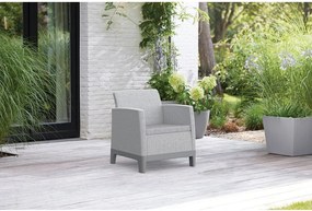 Светлосиви пластмасови градински столове в комплект 2 бр. Scandi Forma – Keter