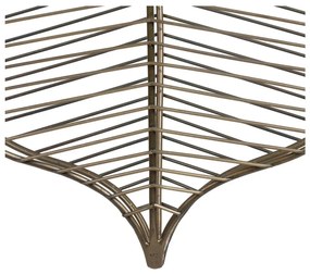 Висящо осветително тяло в златист цвят с метален абажур – Ixia