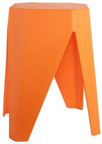 Оранжев пластмасов стол Cherish – Leitmotiv