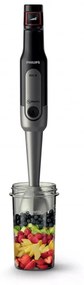 Пасатор Philips Viva Collection HR2652/90, 800 W, 500 мл, Неръждаема стомана, Потопяем, ProMix, SpeedTouch, Черен