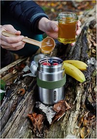 Термос за храна от неръждаема стомана в сребрист цвят 400 ml – Black + Blum