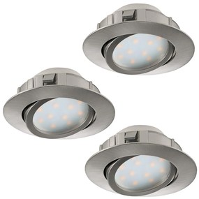 Eglo 95853 - Комплект 3x LED Осветление за окачен таван PINEDA 1xLED/6W/230V