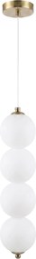 LED висящ полилей LHJ118-4CP четкано злато