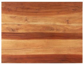285986 vidaXL Плот за маса, акациево дърво масив, 15-16 мм, 70x90 cм