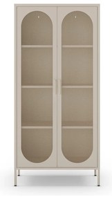 Кремаво шкафче 80x170 cm Diora – Marckeric