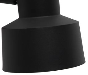 Ретро стенна лампа черна въртяща се и накланяща се - Chappie