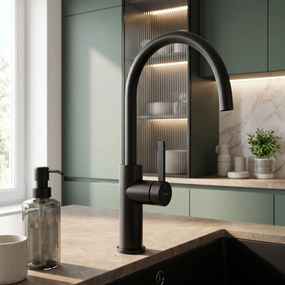 Смесител за кухня REA Rivo Black
