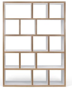 Бяла/естествена библиотека 150x198 cm Berlin – TemaHome