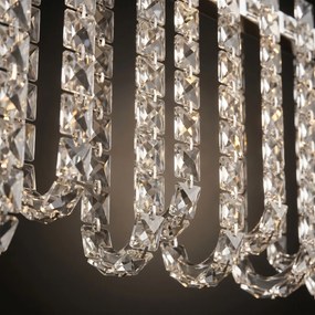 LED кристална висяща лампа SWE073-CP 60cm Chrome