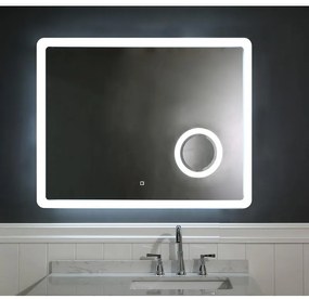 LED огледало за баня с нагревател, 100x80см, Inter Ceramic, ICL 1806