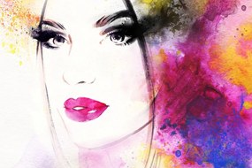 Картина на платно – Модерен женски портрет