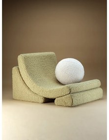 Зелен детски стол от букле Moon – Wigiwama