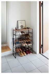 Черна метална стойка за обувки Tower – YAMAZAKI