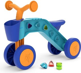 Chillafish - Колело за яздене ItsiBitsi Blocks Оранжево/Синьо