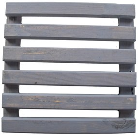 Сива дървена подвижна подложка за саксии , 29 x 29 cm - Esschert Design