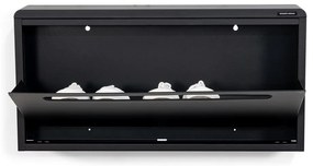 Черна метална накланяща се/висяща стойка за обувки Mario – Spinder Design