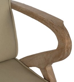 Бежово кресло Weave – Ixia