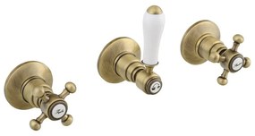 Вградена душ батерия в бронзов цвят (2 изхода) Antea – Sapho