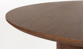 Кръгла трапезна маса от декор от орех ø 120 cm Laurent – White Label