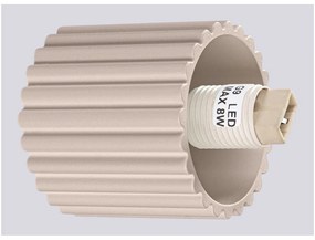 Кафяво-сива стенна лампа Orbital – Sollux