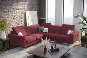 Ъглов диван Melindo Max-Kokkino-Left