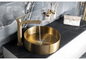 Стояща батерия за мивка в златист цвят Spy – Sapho