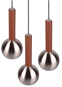 Сиво висящо осветително тяло ø 52 cm Ciliana – CINQUE