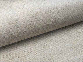 Кремаво двойно тапицирано легло с място за съхранение и включена подматрачна рамка 180x200 cm Mano – Makamii