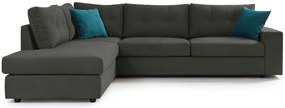 Ъглов диван Hanson-Gray-Left