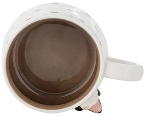 Бяла керамична детска чаша за какао 370 ml Dolly – Bloomingville Mini