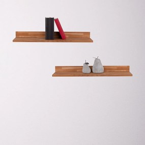 Стенен рафт за снимки от масивен дъб в естествен цвят 60 cm Kalle – Interia Home &amp; Living