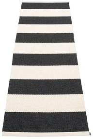 Черно-бяла пътека за открито и закрито 70x225 cm Bob Black Vanilla – Pappelina