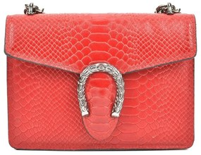 Червен кожен джоб Fiona - Renata Corsi