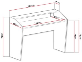бюро Trafiko-White-Pink