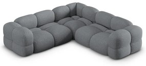 Сив ъглов диван Loretto – Cosmopolitan Design